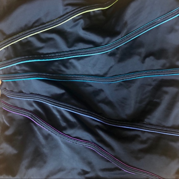 Black One Piece Swimsuit with slimming details - Picture 4 of 5